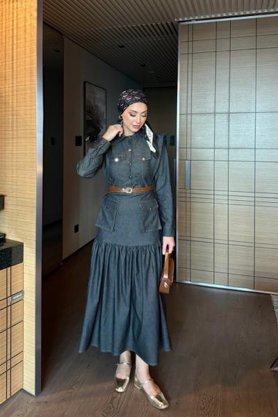 Açelya Elbise Siyah