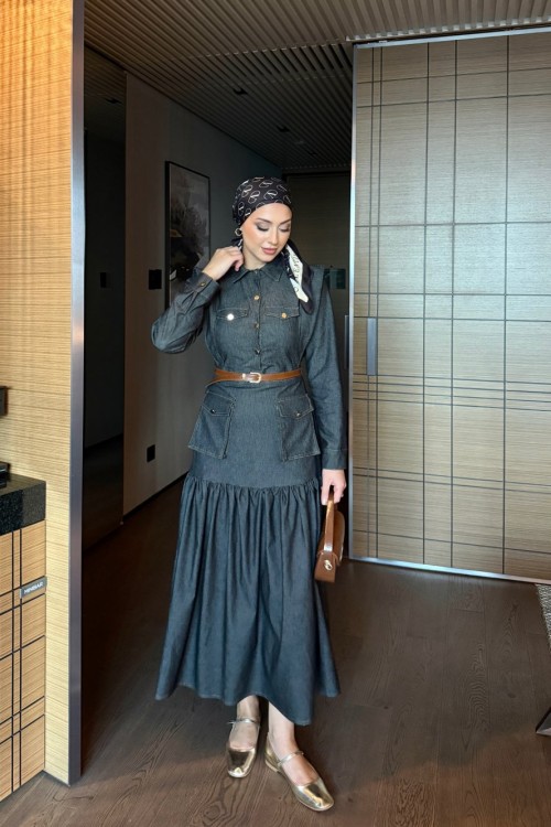 Açelya Elbise Siyah