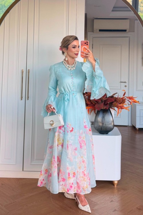 Ahenk Elbise Mint Yeşili