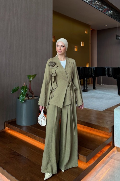 Alis Pantolon Takım Mint Yeşili