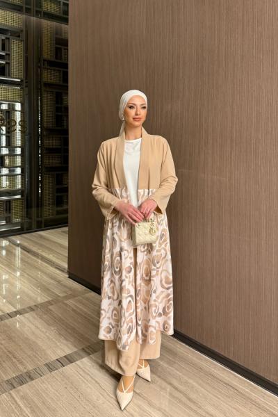 Andaç Pantolonlu Takım Bej