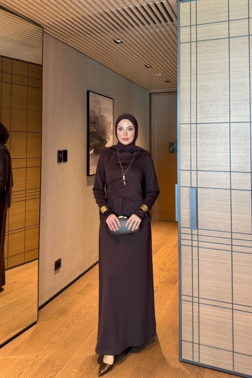 Armina Elbise Kahve