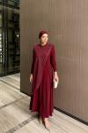 Atiye Elbise Bordo