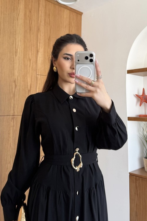 Betül Elbise Siyah