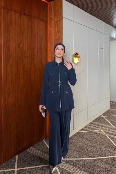 Benan Pantolon Takım Lacivert