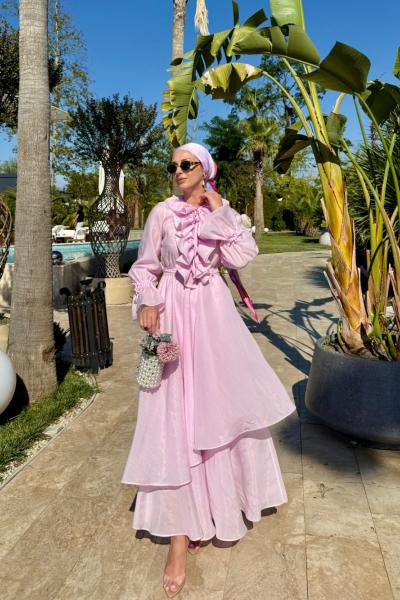 Bensu Elbise Pembe