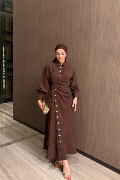 Betül Elbise Acı Kahve