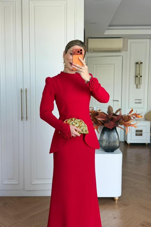 Birce Abiye Kırmızı
