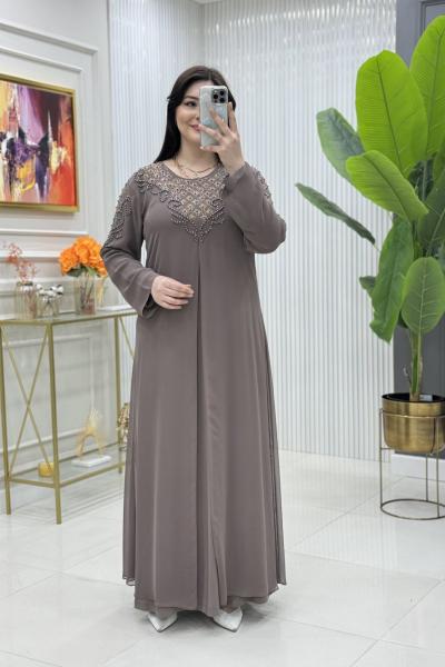 Alçiçek Elbise Takım  Vizon