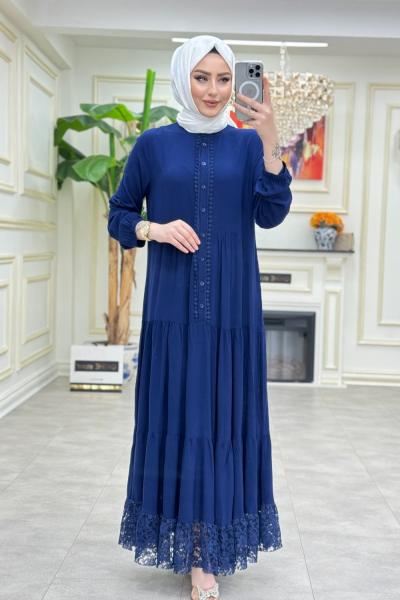Maya Elbise Lacivert