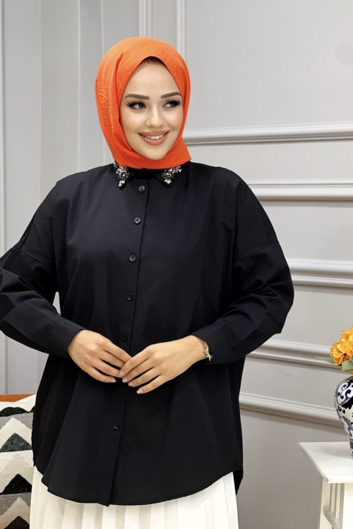 Mihriban Gömlek Siyah