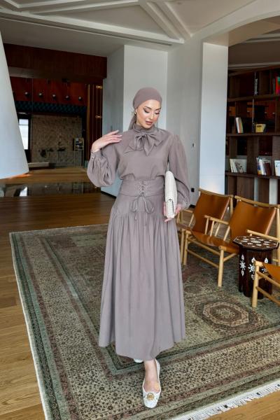 Ceylin Etekli Takım Vizon