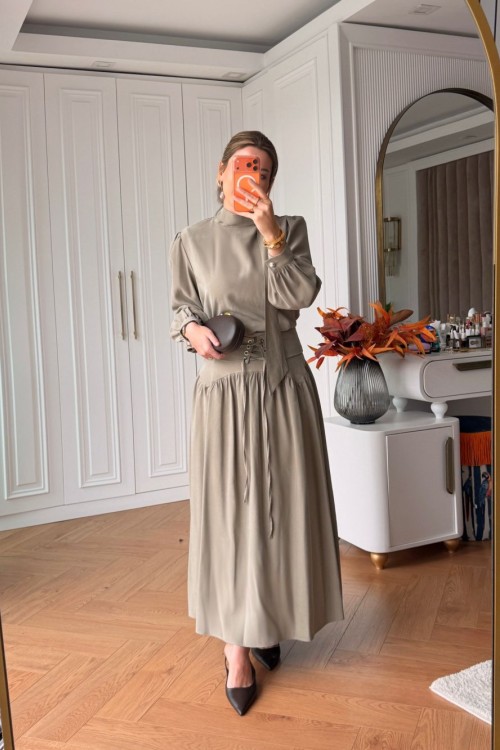 Ceylin Etekli Takım Haki