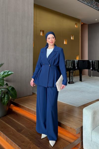 Çimen Pantolon Takım Lacivert