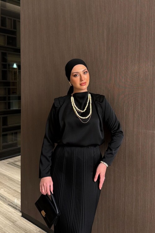 Efil Etekli Takım Siyah