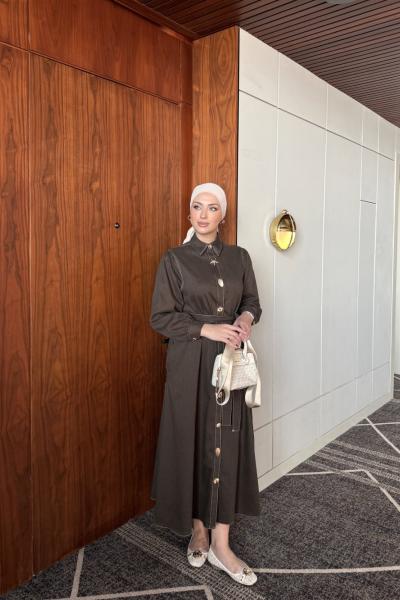 Esma Elbise Kahverengi