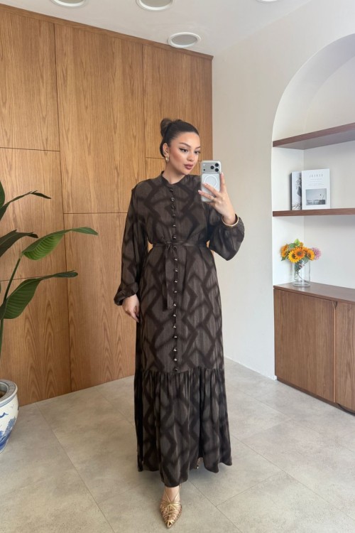 Eyşan Elbise Acı Kahve