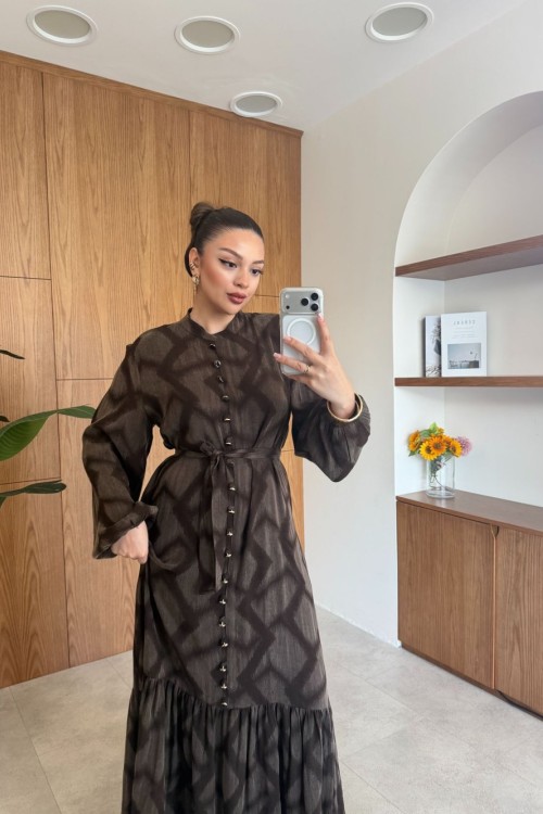 Eyşan Elbise Acı Kahve