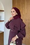 Fazilet Elbise Bordo