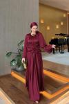Fulya Elbise Bordo