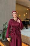 Fulya Elbise Bordo