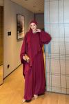Şine Pantolonlu Takım Bordo