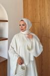 Gamze Pantolon Takım Ekru