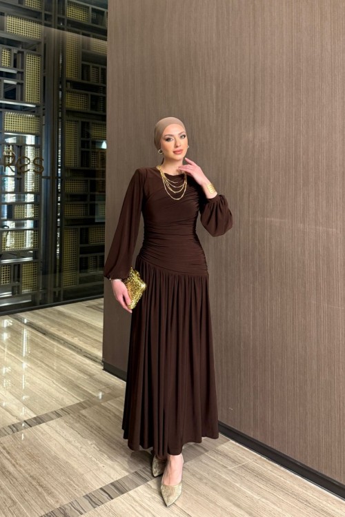 Gizem Elbise Acı Kahve