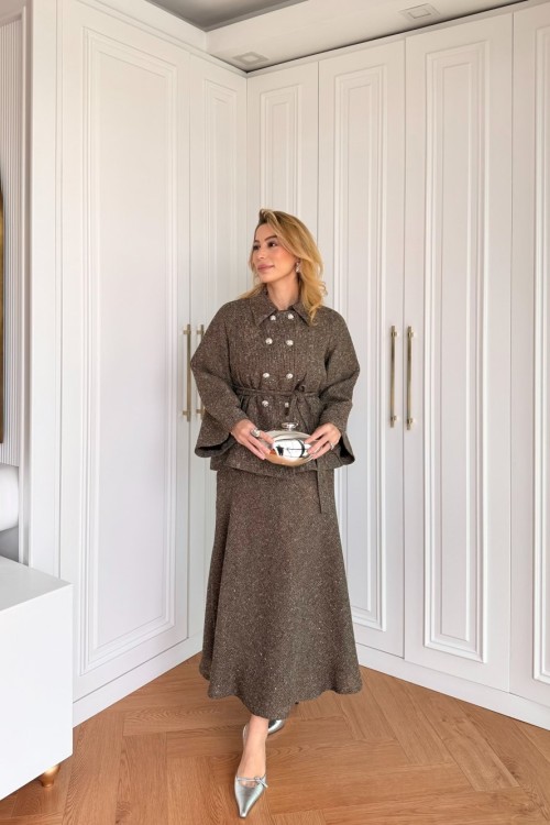 Göksel Etekli Takım Kahve