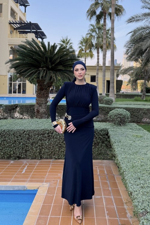 Güler Elbise Lacivert