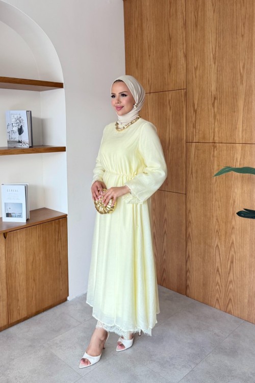 Halide Elbise Sarı