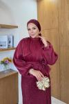 İncila Etek Takım Bordo