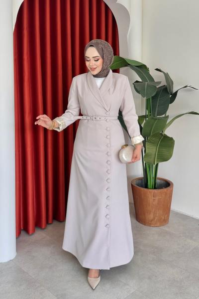Irmak Elbise Bej