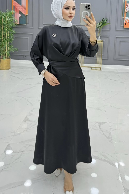 Almila Elbise Siyah