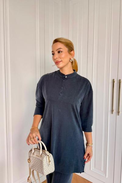 Lady Pantolon Takım Lacivert