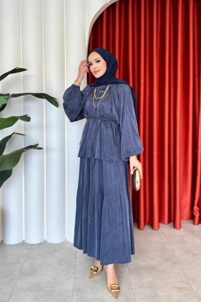 Leyla Etekli Takım Lacivert