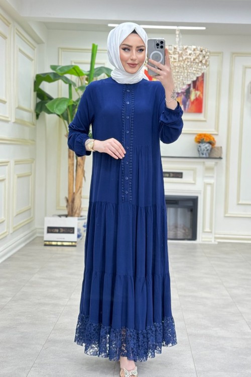 Maya Elbise Lacivert