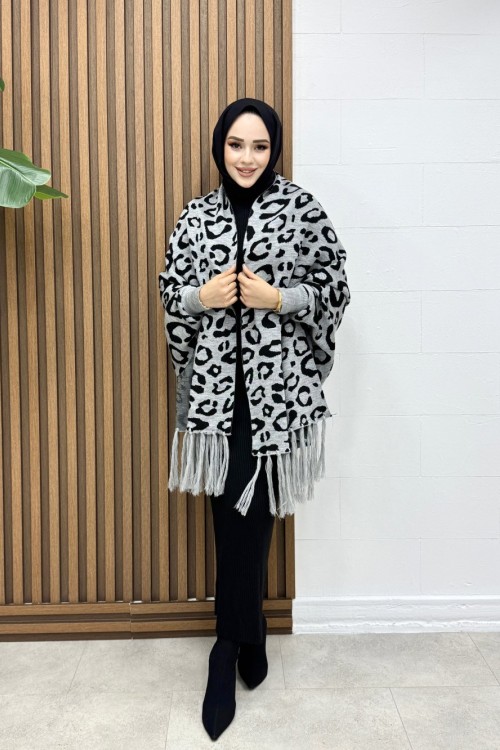 Mehtap Panço Gri Siyah