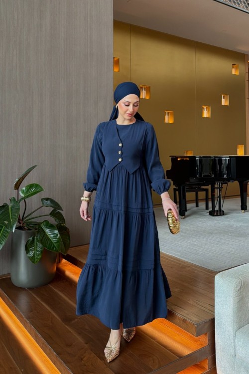 Melda Elbise Lacivert