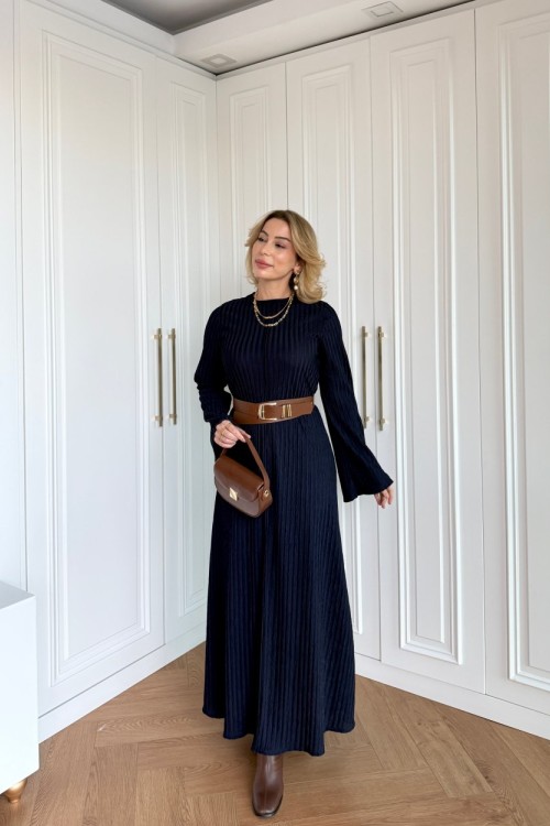 Melek Elbise Lacivert