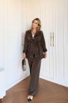 Melis Pantolonlu Takım Acı Kahve