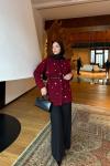 Mercan Ceket Bordo