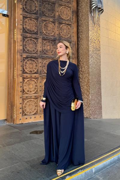 Miray Pantolon Takım Lacivert