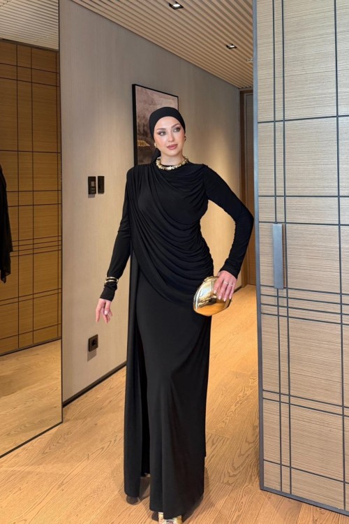 Nahide Elbise Siyah