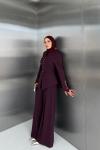 Nesrin Pantolon Takım Bordo