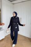 Nursel Pantolon Takım Lacivert