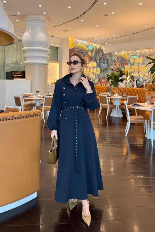 Özden Elbise Lacivert