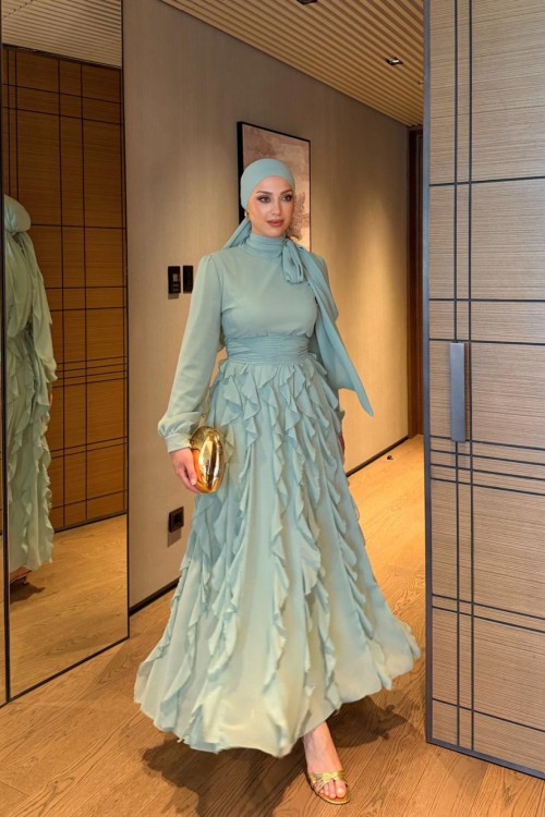 Safiye Elbise Yeşil