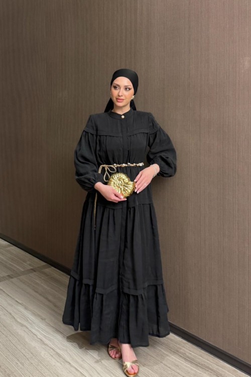 Saniye Elbise Siyah