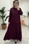 Seher Elbise Bordo